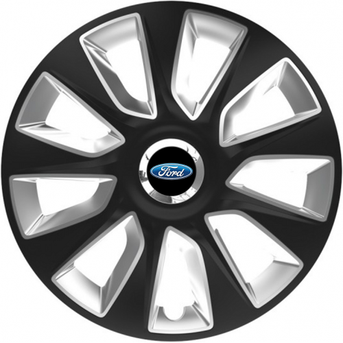 KRYTY KOLIES PRE FORD 16" STRATOS black/silver 4ks